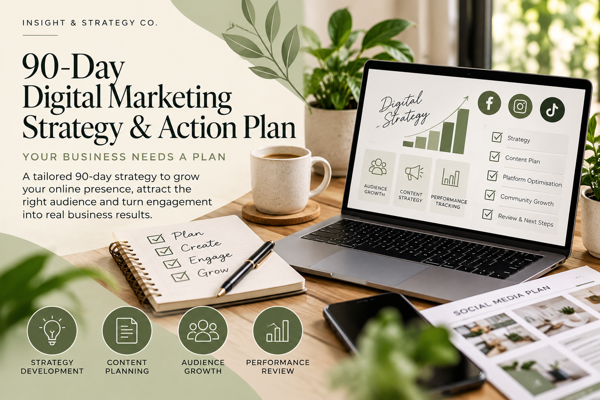 90-Day Digital Marketing Strategy & Action Plan— Your Business Needs a Plan